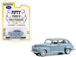 1946 Ford Super Deluxe Fordor Light Blue Fifty Years of Ford Progress - ... - £15.02 GBP