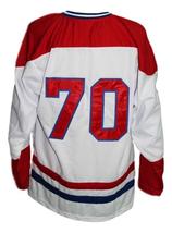 Any Name Number Nova Scotia Voyageurs Retro Hockey Jersey New White Any Size image 2