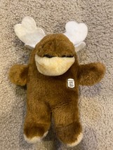 Rare Vintage 1985 Dairy Queen Dq Advertising Plush Stuffed Marshmallo Moose 5&quot; - £8.88 GBP