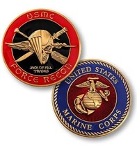 NEW USMC U.S. Marine Corps Force Recon Challenge Coin. - £11.99 GBP