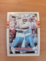 1989 Topps #93 Warren Moon - Houston Oilers - NFL - Fresh pull - £1.43 GBP