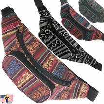 Azteca Fanny Paquete Cintura Bolsa Cinturón Hip Boho Bohemio Tribal Indi... - £7.13 GBP+