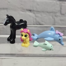 LEGO Mini Figs Figures Animals Dolphins Horse Colt Pony MLP Lot Of 4 Pie... - $14.84