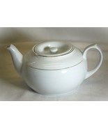 Teapot with Lid Gold Pin Line Gold Trim 3 Cup Unknown Maker - £15.49 GBP