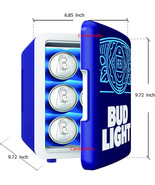 Bud Light 6-Can Mini Fridge for Bud Light Refrigerator Brand New in Box - £35.52 GBP