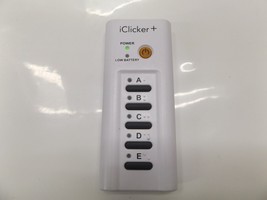 iClicker + Plus student remote response model RLR15 working ID:XXXXC9AD - $184.88 MXN