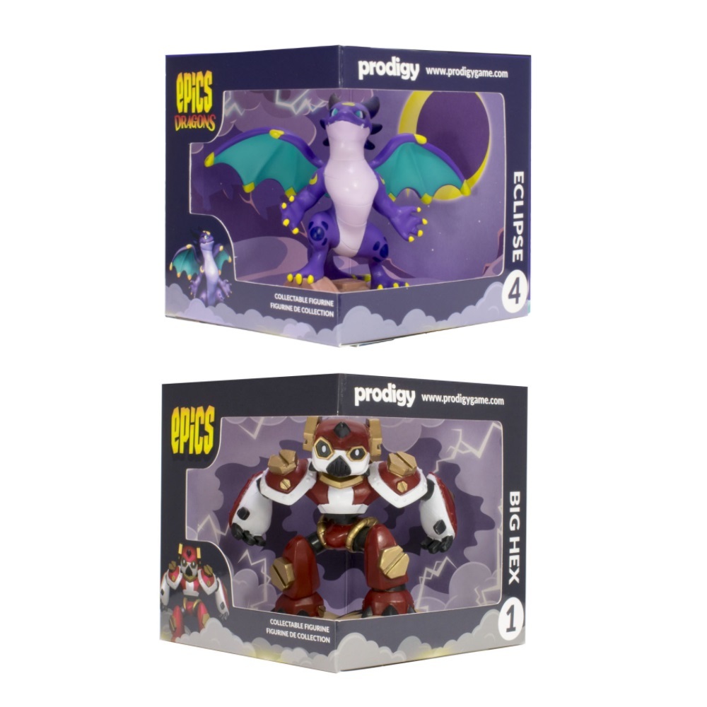 Prodigy Epics Dragon Eclipse + Big Hex Epics Series Vinyl Toy Figure SMARTeacher - $115.00