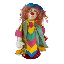 Vintage Ron Lee Applause 1988 Clown Doll Puppy Love 2521  With Tag - $17.32