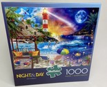 Night and Day  1000 Piece Puzzle Buffalo Games Sealed Lifes a Beach - $14.29
