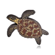 Hawksbill Sea Turtle Hard Enamel Pin - $9.99