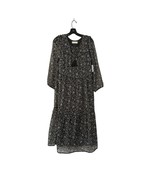 Lucky Brand long sleeve peasant tiered Midi Dress Size Medium New - $64.99 CAD