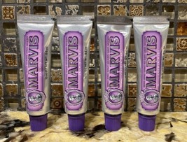 Bundle of 4 Marvis Jasmin Mint Toothpaste 0.5oz/10ml each  Sealed - $16.78