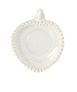 Vintage Fenton Heart White Hobnail Milk Glass Ruffled Candy Dish Bowl w/... - $30.91 CAD