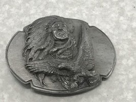 Vintage Siskiyou Belt Co Native American Eagle Belt Buckle Siskiyou West... - $33.87 CAD