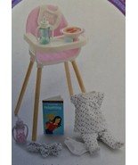 American Girl LITTLE BITTY BABY Layette &amp; High Chair Set  7.75&quot; NIB Doll... - $74.27 CAD