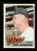 Vintage 1965 Topps Baseball Trading Card #359 Ken Johnson Houston Astros Pitcher - £7.58 GBP