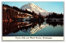 Eunice Lake Mt Rainier National Park Washington WA UNP Chrome Postcard T21 - £1.54 GBP