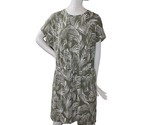 Hilary Radley Ladies&#39; Size XL Short Sleeve Drawstring Waist Dress, Olive... - $21.99