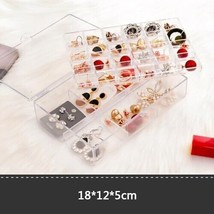 Jewelry organizer,Earring Organisers,Jewellery Storage Box For Women,Transparent - £21.78 GBP