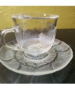 Fleur by ARCOROC France Cup and Saucer Set (Punch Cup) Vintage  Disconti... - $14.05