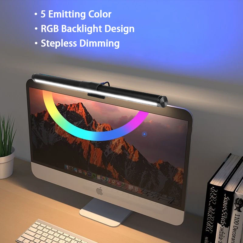 Stepless Dimming Screen Light Computer Light Led Desk Lamp USB New Hangi... - $43.52+