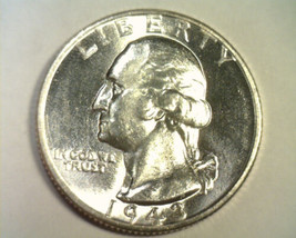 1943 WASHINGTON QUARTER UNCIRCULATED UNC. NICE ORIGINAL COIN BOBS COIN F... - $14.00