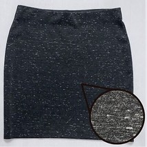 LOFT Ann Taylor Charcoal Gray Skirt Women’s Medium Elastic Waist Bodycon Pencil - £26.47 GBP