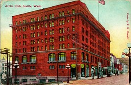 Arctic Club Building Cherry Street Seattle Washington WA 1912 DB Postcar... - $9.85