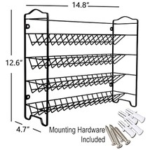 Spice Rack Organizer With 32 Glass Spice Jars, 396 Spice Labels, Chalk Marker An - $59.99