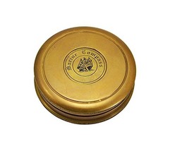 NauticalMart 3&quot; Brass Marine Robert Frost Poem Brass Pocket Compass - £23.10 GBP