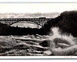 Railroad Bridges Whirlpool Rapids Niagara Falls NY New York UNP UDB Post... - $2.92