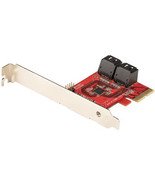 STARTECH.COM 4P6G-PCIE-SATA-CARD SATA III 6GBPS PCIE 3.0 X2 CARD - SATA ... - £73.14 GBP