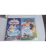 Cinderella And Cinderella 2 VHS Tapes Combo - £23.74 GBP