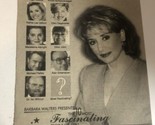 10 Fascinating People 1997 Tv Guide Print Ad Barbara Walters Tiger Woods... - $5.93