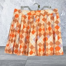 SHEIN CURVE Bright Colorful Skirt Sz 0XL 100% Cotton - £7.06 GBP