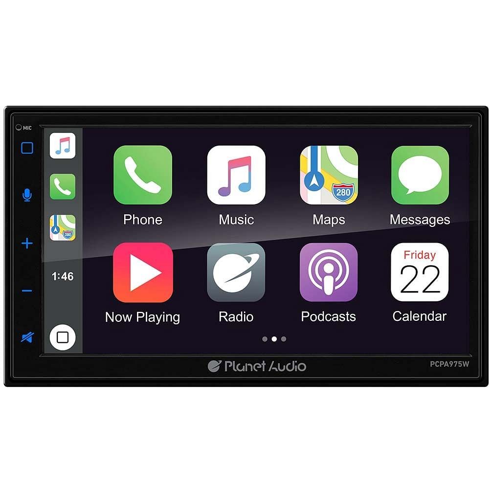 Primary image for Planet Audio Double Din 6.75" Mechless Wireless Apple Car Play/Android Auto/AM/