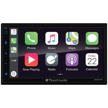 Planet Audio Double Din 6.75&quot; Mechless Wireless Apple Car Play/Android A... - £169.90 GBP