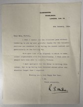 Robert Spear Hudson (d. 1957) Signed Autographed Vintage 1924 Letter - B... - £39.96 GBP