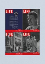 Life Magazine Lot of 4 Full Month of June 1945 4, 11, 18, 25 WWII ERA - £29.88 GBP