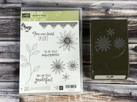 Stampin' Up! Stamp & Punch Set - Grateful Bunch - Flowers - 100% Complete  - $24.18