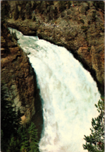 Upper Falls Grand Canyon Yellowstone National Park Vintage Postcard (CC5) - £4.61 GBP