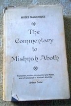 Mishnah Aboth Maimonides Commentary  HC DJ Signed by Translator Arthur D... - £35.02 GBP