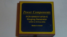 2PCS Ringing Generator Power Dsine PCR-SIN03V12F20-C New 3W 12VDC To 70V 20Hz - £32.95 GBP