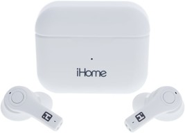 iHome HM-AU-BE-214-WT Model XT-12 True Wireless Earbuds, White - £22.38 GBP
