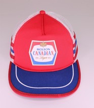Molson Canadian Lager Beer - Trucker Hat - Red White and Blue  - £14.70 GBP
