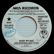 Roger Williams - Tie A Yellow Ribbon Round The Old Oak Tree... [7&quot; 45 rpm Promo] - £4.53 GBP