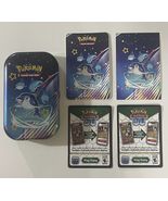 (1) Pokemon (Empty)Tin (1) Art Card (Finizen) (1) Sticker Sheet (2) Code... - £7.86 GBP
