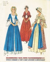 1974 Misses Bicentennial USA Colonial Cosplay Costume Sew Pattern S12 - $14.99