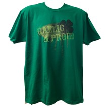 Gaelic &amp; Proud Green Graphic T-Shirt Men&#39;s Unisex Large Bennigan&#39;s Irish... - £12.67 GBP