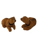 2 BOBBING HEAD BROWN BEAR wild animals fun toys bobble heads new animal ... - $10.41 CAD